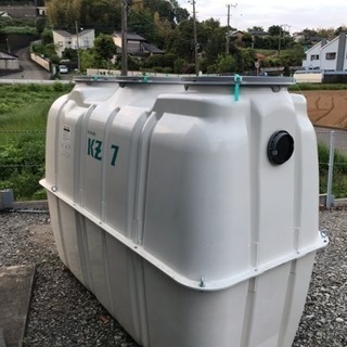 クボタ七人層の浄化槽新品です。