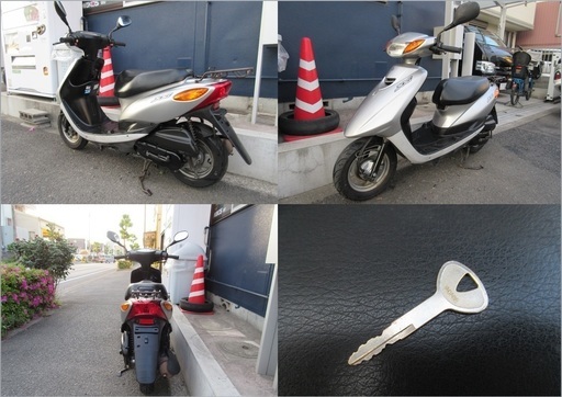 埼玉川口発！ヤマハ ジョグ シルバー 4サイクル 即引渡し可能！ 埼玉