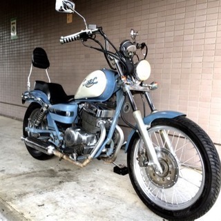 ホンダ レブル250 アメリカン 単車 水色 かわいい色です