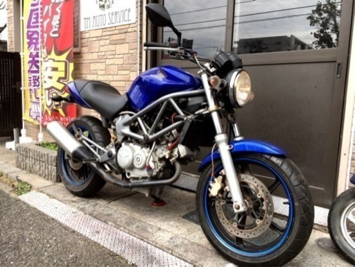 ホンダ vtr250  人気 単車 ブルー