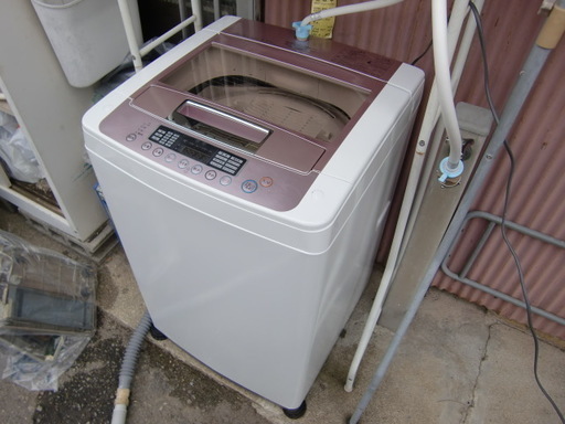 【一部予約販売中】 デザインは良いです！LG５．５K洗　全自動洗濯機　中古 洗濯機