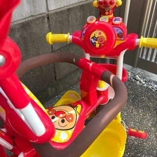 【取引中】アンパンマンデラックス 三輪車 取説付き 美品 - おもちゃ
