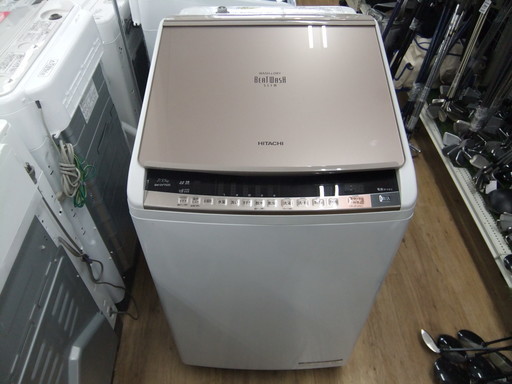 安心の一年間返金保証！HITACHI(ヒタチ)の縦型洗濯乾燥機です。