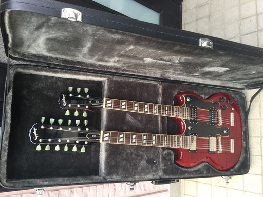 エピフォン ダブルネック エレキギター SGタイプ 専用ハードケース