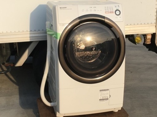 格安で！シャープ ドラム式 洗濯 乾燥機◇洗濯 6.0kg 乾燥 3.0kg◇ES-S60-WL