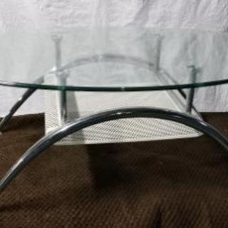 🔶 収納付きガラステーブル 幅103cm 🔶