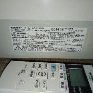 室内機キレイ　シャープ　エアコン　リモコン　説明書　完備　取外し済
