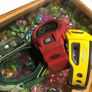 最終値下げ！G-SHOCK腕時計！3本まとめて！電池切れ！