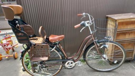 子供のせ自転車　26インチ　バックシート付き
