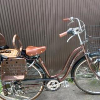 子供のせ自転車　26インチ　バックシート付き