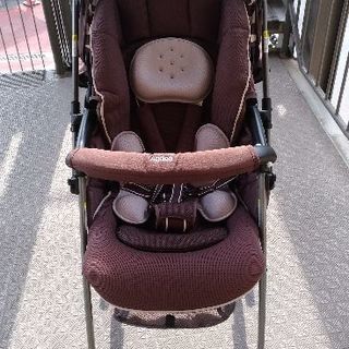 ベビーカー アップリカ ラクーナ（防寒雨よけシート付）