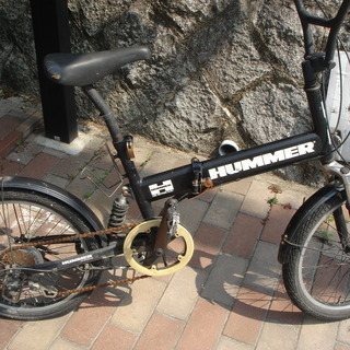 ハマー　ＨＵＭＭＥＲ　折りたたみ自転車　ブラック　