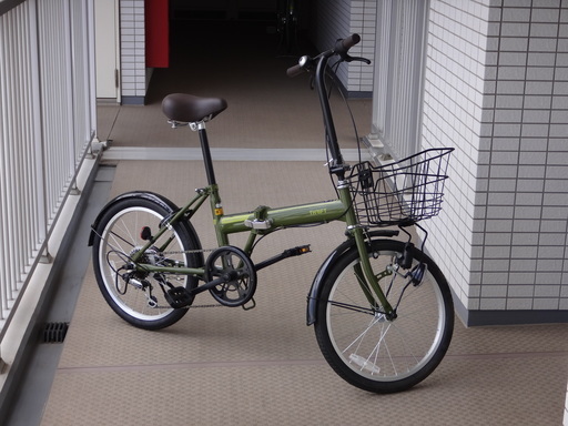 アサヒ・オリジナル折り畳み自転車（ほぼ未使用品）