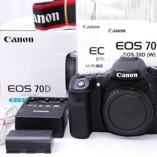 Canon キヤノン EOS 70D ボディ★元箱付・おまけ付 