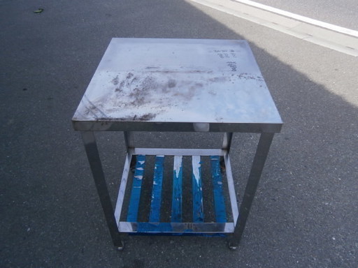 ☆中古品 厨房用品 作業台 サイズ：600×600×800㎜☆