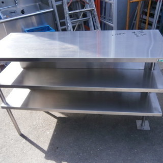 ☆中古品 厨房用品 タニコー 収納作業台 サイズ：1300×500×900㎜☆  