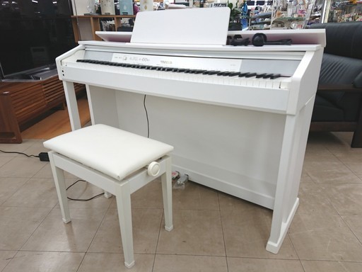 気品溢れる純白の電子ピアノCASIO AP460 2016年製