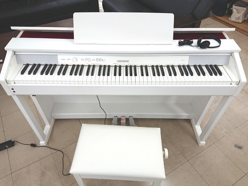 気品溢れる純白の電子ピアノCASIO AP460 2016年製