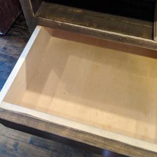 カウンター　店舗　アパレル　雑貨　小売　レジ　アンティーク 台 レジスター サイドボード 什器 収納棚 ロング