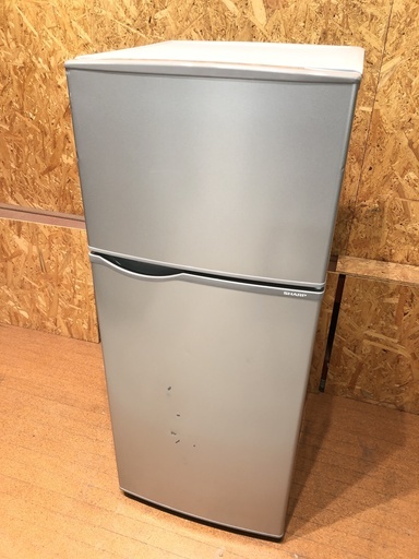 【管理KRR109】SHARP 2016年 118L 2ドア 冷凍冷蔵庫 SJ-H12Y