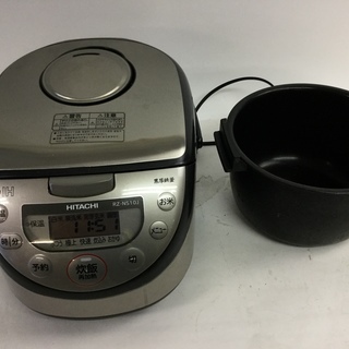 HITACHI 5.5合炊きIHジャー炊飯器 黒厚鉄釜