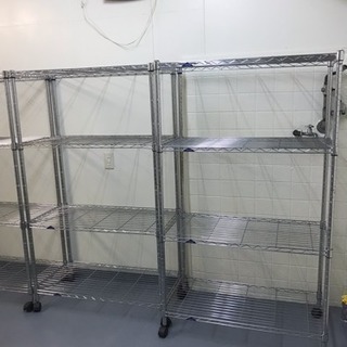 取り引き中受付終了 メタルシェフ アルミラック 棚 1つの価格 コーリ 弁天町の収納家具 棚 シェルフ の中古あげます 譲ります ジモティーで不用品の処分
