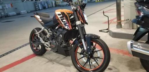 KTM duke125　交換可
