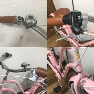 【引取限定】未使用品 ANUINUI PIRATES 26インチ自転車 シティサイクル ビーチクルーザー