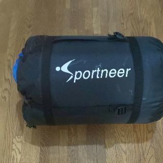 寝袋 sportneer 冬用 シュラフ 封筒型