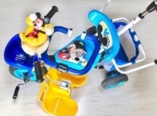 早い者勝ち ミッキー ミッキーの三輪車 Ides 説明書付き ディズニー 手押し 自転車 幼児 プレゼント Mah 太田の三輪車 の中古あげます 譲ります ジモティーで不用品の処分