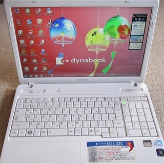 【中古動作品】☆美品 TOSHIBA dynabook B351...