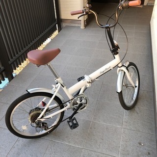 【期間限定お値引きあり！】SHIMANO製 6段階ギア折り畳み自転車