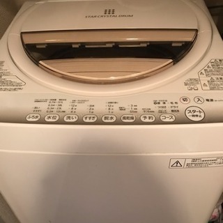 洗濯機6kg TOSHIBA STAR CRYSTAL DRUM...