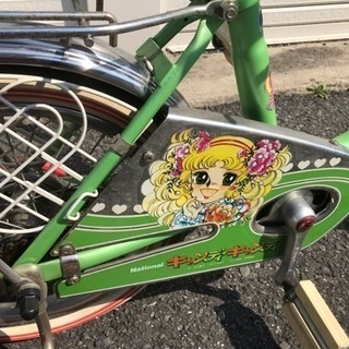 昭和レトロ  キャンディキャンディの自転車  奈良法隆寺より