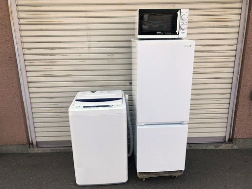 ■高年式冷蔵庫、洗濯機、電子レンジ3点セット 新生活や一人暮らしなどに