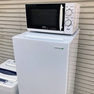 □高年式冷蔵庫、洗濯機、電子レンジ3点セット 新生活や一人暮らしなど