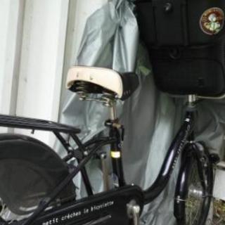 「商談中」子供乗せ自転車　三人乗り対応