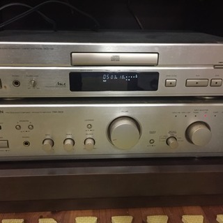 DENON アンプ&CDデッキ KENWOOD スピーカー 