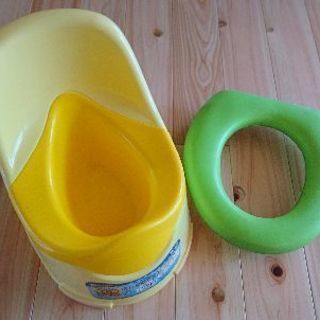 西松屋のおまる と 補助便座 Yume15 上益城のベビー用品 おむつ トイレ用品 の中古あげます 譲ります ジモティーで不用品の処分