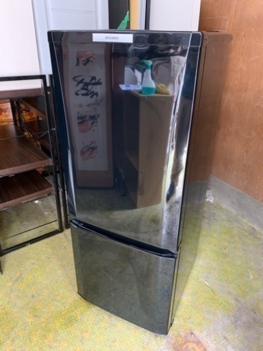 ブランドのギフト 単身用 2ドア 一人暮らし 三菱 冷蔵庫 146L SG 川崎区 2013年 MR-P15W-B 冷蔵庫