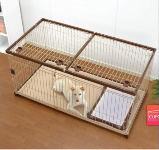 犬 ケージ リッチェル 木製 お掃除簡単サークル 150-80 中型犬 屋根付き