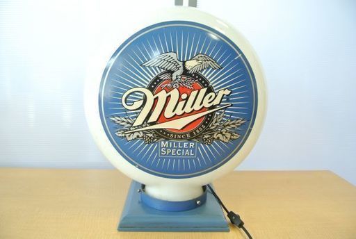 MILLER SPECIAL ミラービール 乳白ガラス 照明ライト 卓上電飾