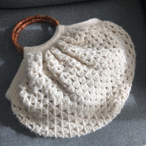 100 ウール毛糸使用 ハンドメイドバッグ さっちゃん 高幡不動のバッグの中古あげます 譲ります ジモティーで不用品の処分