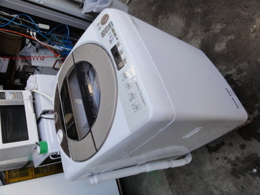 南３１１　シャープ　全自動　洗濯機　９KG　２０１６年製　ES-GV90R－N