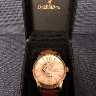 【中古】Orobiancoオープンハート腕時計