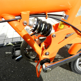 my pallas 折りたたみ自転車 サスペンション付き オレンジ 16インチ