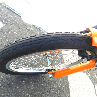 my pallas 折りたたみ自転車 サスペンション付き オレンジ 16インチ