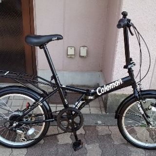 美品☆CoIeman 20吋折り畳み自転車 FDB206ｰYOUTH 外装6段/ブラック