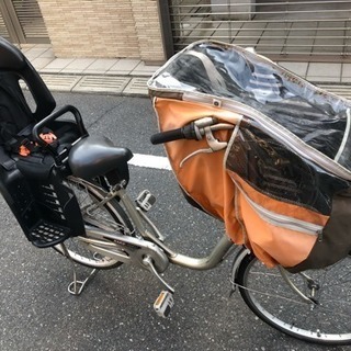値下げしました！ブリジストン内装3段 24インチ子供乗せ自転車 オプションで3人乗りにも！