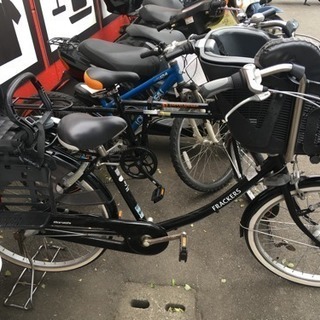 福岡 早良区 原 22/26インチ 前後子ども乗せ付き自転車